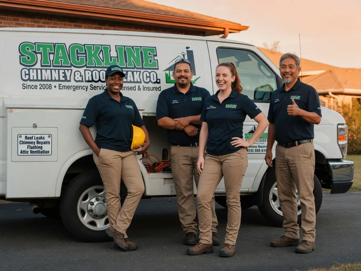 Chimney flashing repair company in Morse, TX